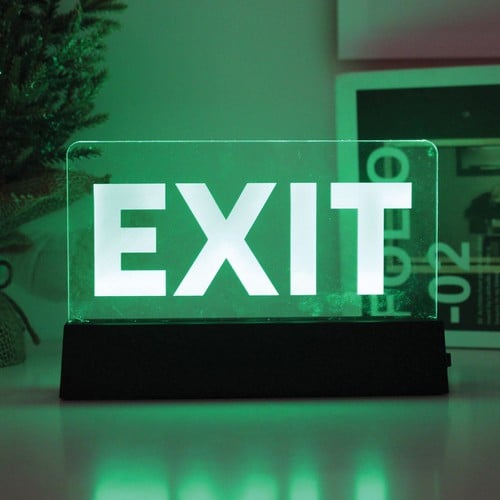 Natpis Exit