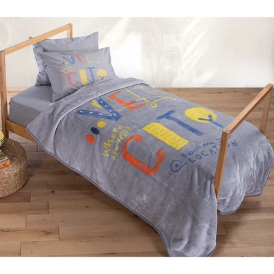 Κουβερτα Πολ.velocity 160x220 nef-nef Home Wear Gr