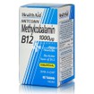 Health Aid Methylcobalamin B12 1000μg, 60 sublingual tabs
