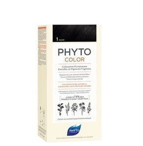 Phyto Phytocolor Μόνιμη Βαφή No1 Black Μαύρο, 50ml