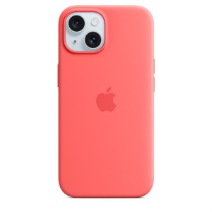 Apple Silicone Case with MagSafe Guava iPhone 15