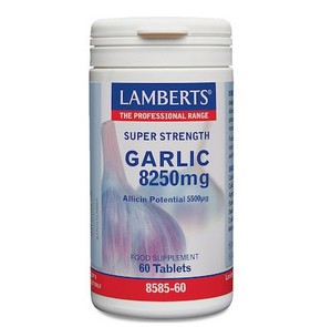 Lamberts Garlic 8250mg Συμπλήρωμα Διατροφής με Σκό