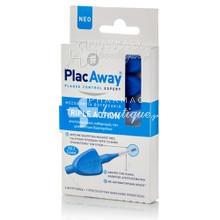 Plac Away Triple Action - Μεσοδόντια Βουρτσάκια ISO 3 (0.6mm) - Μπλε, 6τμχ.