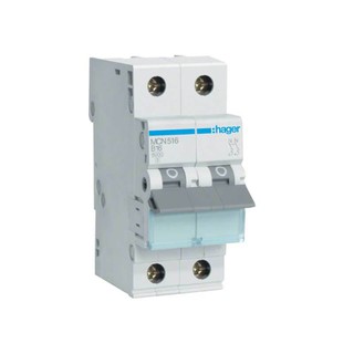 Miniature Circuit Breaker 6kA 2-Poles 16Α MCN516A