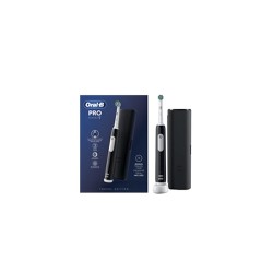 Oral-B Promo Series 1 Black Electric Toothbrush With Timer Black + Gift Travel Case 1 piece