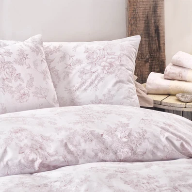 Lucette ροζ - σετ Σεντονια Nova King Size (270χ290