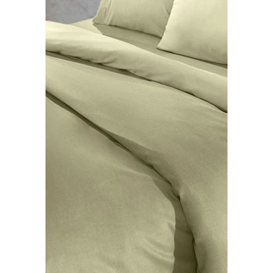 Σεντόνι Color Plus Olive με Λάστιχο 180x200+42 guy