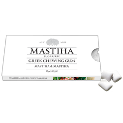 Mastiha Greek Chewing Gum mastiha & mastiha 10pcs 13g