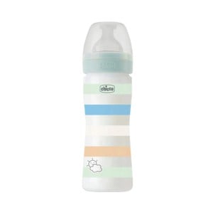 Chicco Well Being Plastic Bottle for Boys 2+ Month