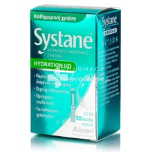 Alcon Systane Hydration UD - Λιπαντικές Οφθαλμικές Σταγόνες, 30 φιαλίδια x 0,7 ml