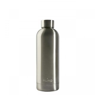 Puro Bottle Stainless Steel Glossy 500ml Silver WB