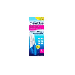 Clearblue Combo Pack Τεστ Εγκυμοσύνης Πρώιμος Έλεγχος & Ημερομηνία 2 τεμάχια