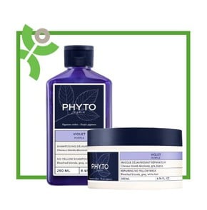 Phyto Violet Shampoo, 250ml & Violet Masque, 200ml