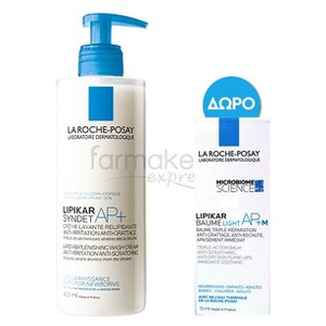 LA ROCHE-POSAY Lipikar syndet AP gel καθαρισμού 40