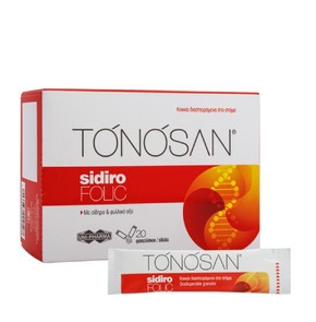 Unipharma Tonosan Sidiro Folic-Συμπλήρωμα Διατροφή