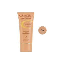 Coverderm Perfect Face SPF20 No 3A Αδιάβροχο Κρεμώδες Make Up 30ml