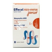 Epsilon Health Effecol Micro Enemas Junior - Παιδικά Μικροκλύσματα, 4 x 6gr