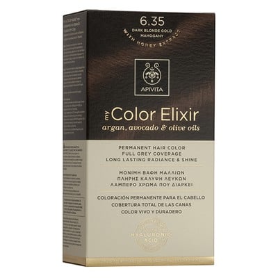 Apivita Βαφή Μαλλιών My Color Elixir No6,35 Ξανθό 