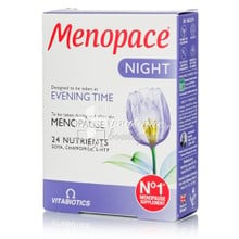 Vitabiotics Menopace Night - Εμμηνόπαυση / Νυχτερινά Συμπτώματα, 30tabs