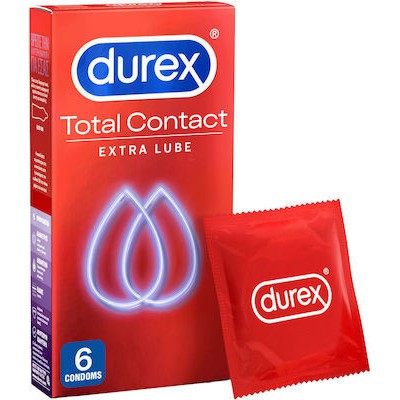 DUREX Total Contact Προφυλακτικά Εξαιρετικά Λεπτά 6 Τεμάχια