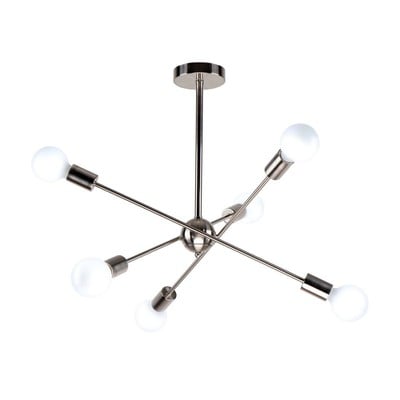 Pendant Light Gwen Mettalic Nickel Mat 6Xe27