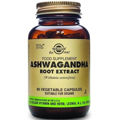 Solgar Ashwagandha Root Extract veg.caps 60 Φυτοκά
