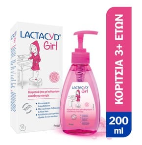 Lactacyd Girl Ήπιο Gel Καθαρισμού για Κορίτσια από