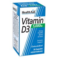 Health Aid Vit D3 5000iu 30 Φυτικές Κάψουλες - Συμ