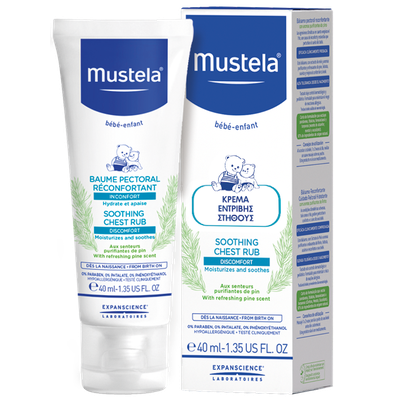 Mustela Soothing Chest Rub Kαταπραυντική Κρέμα Εντ