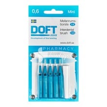 Doft Interdental Brush 0,6mm (Mini) - Μεσοδόντια, 8τμχ.
