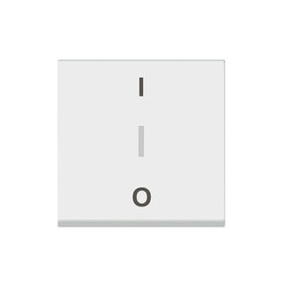 Mosaic Simple Push Button 2 Gangs Recessed White 0