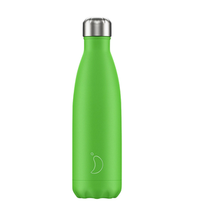 Chilly's Neon Green Bottle Μπουκάλι Θερμός Λαχανί 