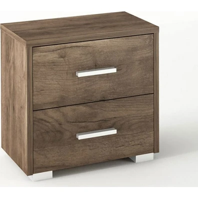 Κομοδίνο με 2 Συρτάρια 50x48x34cm Sarris Bross SB7