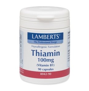 Lamberts Thiamin 100mg (Βιταμίνη B1) Θειαμίνη για 