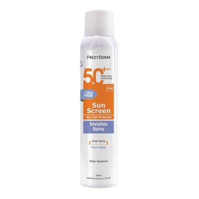 Frezyderm Sun Screen Insvisible Spray SPF50+ Αντηλ
