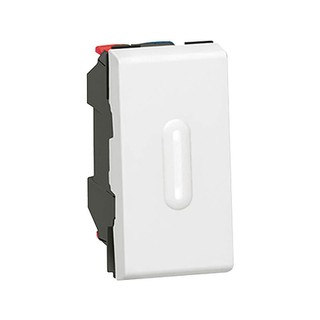 Mosaic Switch A/R With LED 1 Gang Recessed White 0