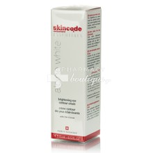 Skincode Alpine White Brightening Eye Contour Cream - Λευκαντική Κρέμα Ματιών, 15ml