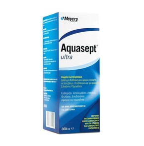 Aquasept Ultra Διάλυμα Καθαρισμού Φακών Επαφής, 36