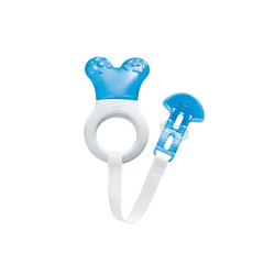 Mam Mini Cooler & Clip Πολυκρίκος Οδοντοφυΐας 2 Μηνών+  Μπλε 1 Τεμάχιο
