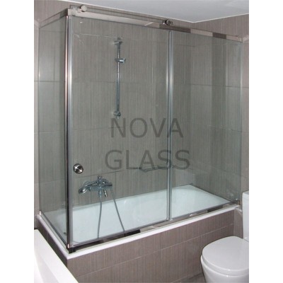 Συρόμενη γυάλινη καμπίνα ντουζιέρας μπάνιου 150X70