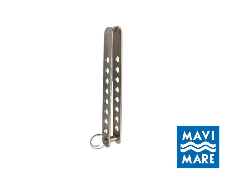 L'Ocean, double snap hook stainless steel INOX A4-AISI 316