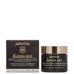 Apivita Queen Bee Absolute Anti- Aging & Regenarating Cream Kρέμα Απόλυτης Αντιγήρανσης & Αναγέννησης Ελαφριάς Υφής, 50ml