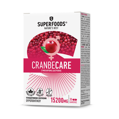 Superfoods CranbeCare Συμπλήρωμα Διατροφής 15200mg