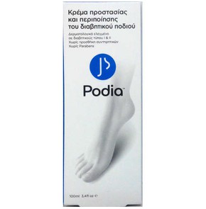 Podia Diabetic Foot Cream Κρέμα Προστασίας & Περιπ