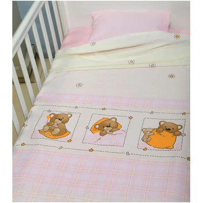 Oliver Baby Des.161 Σεντόνια Κούνιας Εμπριμέ σετ 3