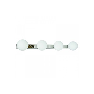 Wall 4/lights G9 Chrome with White Opal Glass 4342