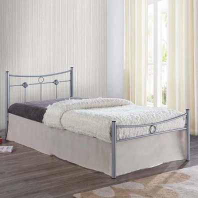 Dugan Κρεβάτι Μονό, για Στρώμα 90x200cm, Μέταλλο Β