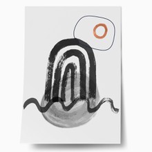 Abstract shapes poster