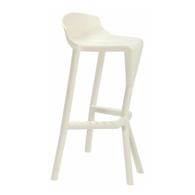 Σκαμπό Bar 43x45x75 Gaber Shiver Κρεμ