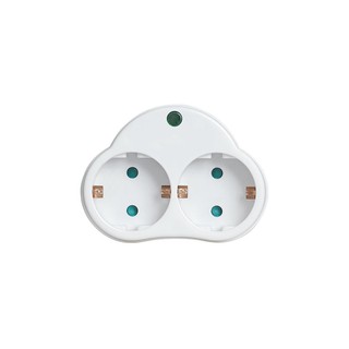 Adapter Surge Protection 2 Ways White
